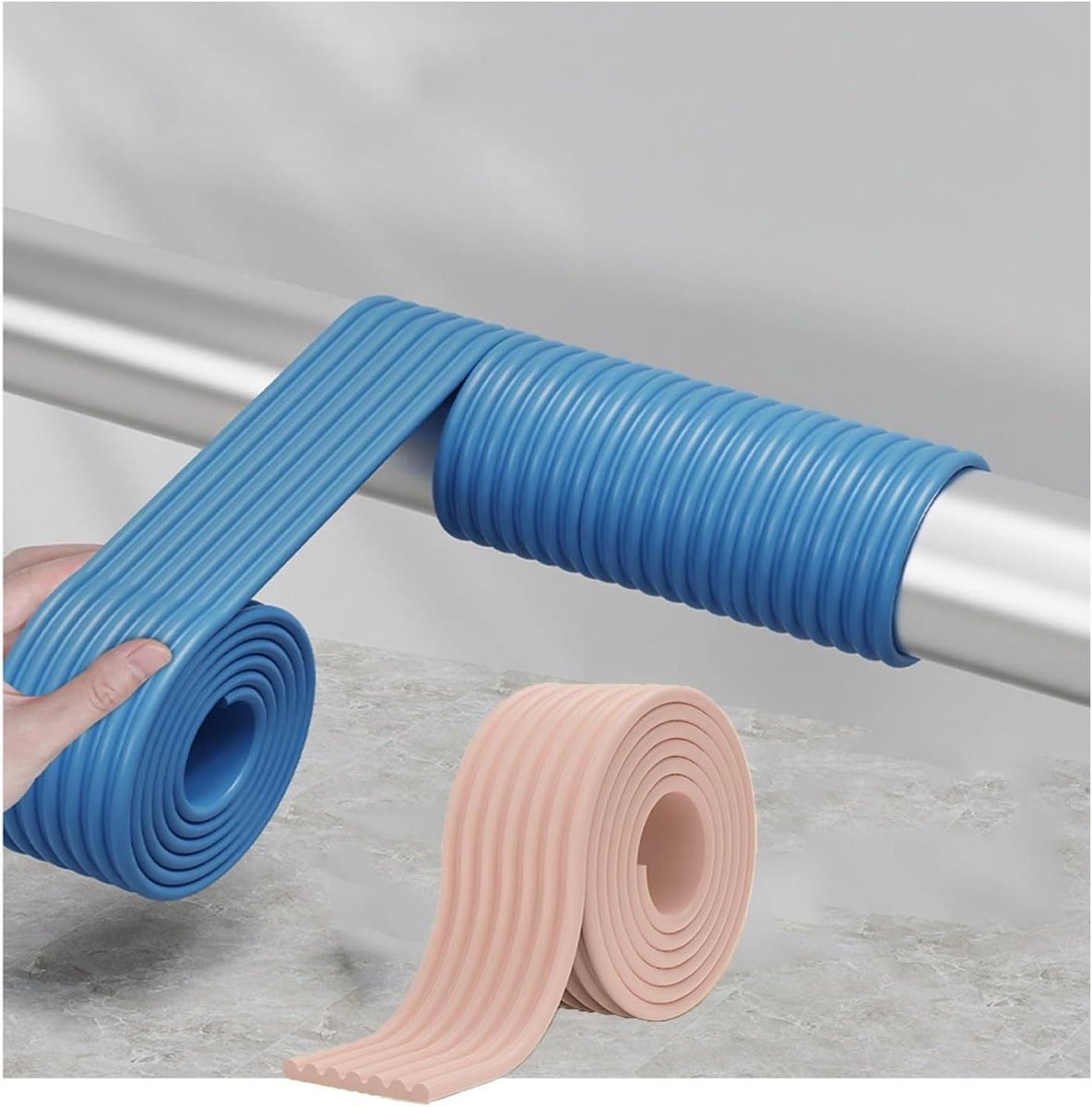 Paalbeschermer - Bumperpads Paal - Sport Veiligheid - Schokabsorberend - 2m lengte - Zwart