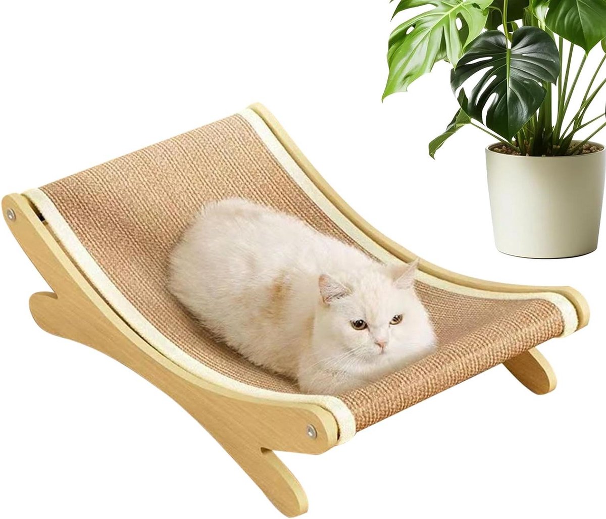 Krabplank voor katten - Krabmat kattenmeubel - Beschermt meubels - Instinctieve klauwverzorging - 50 x 7 x 15 cm