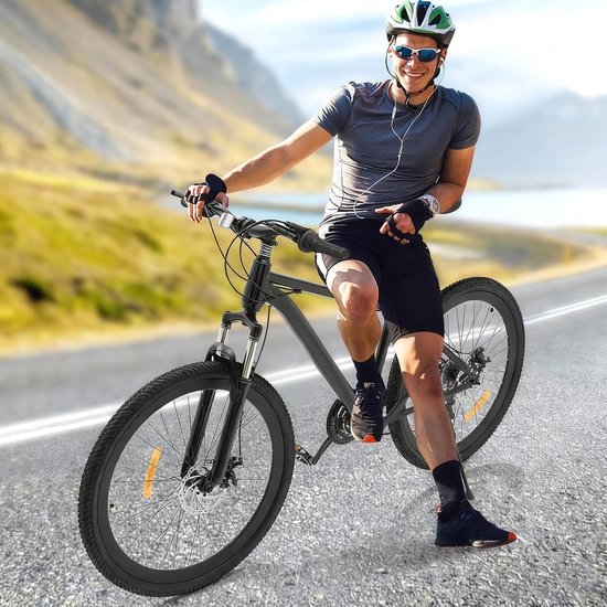 Mountainbike - ATB Fiets - Buiten Fietsen - 21 Versnellingen - 26 inch - Zwart — afbeelding 2