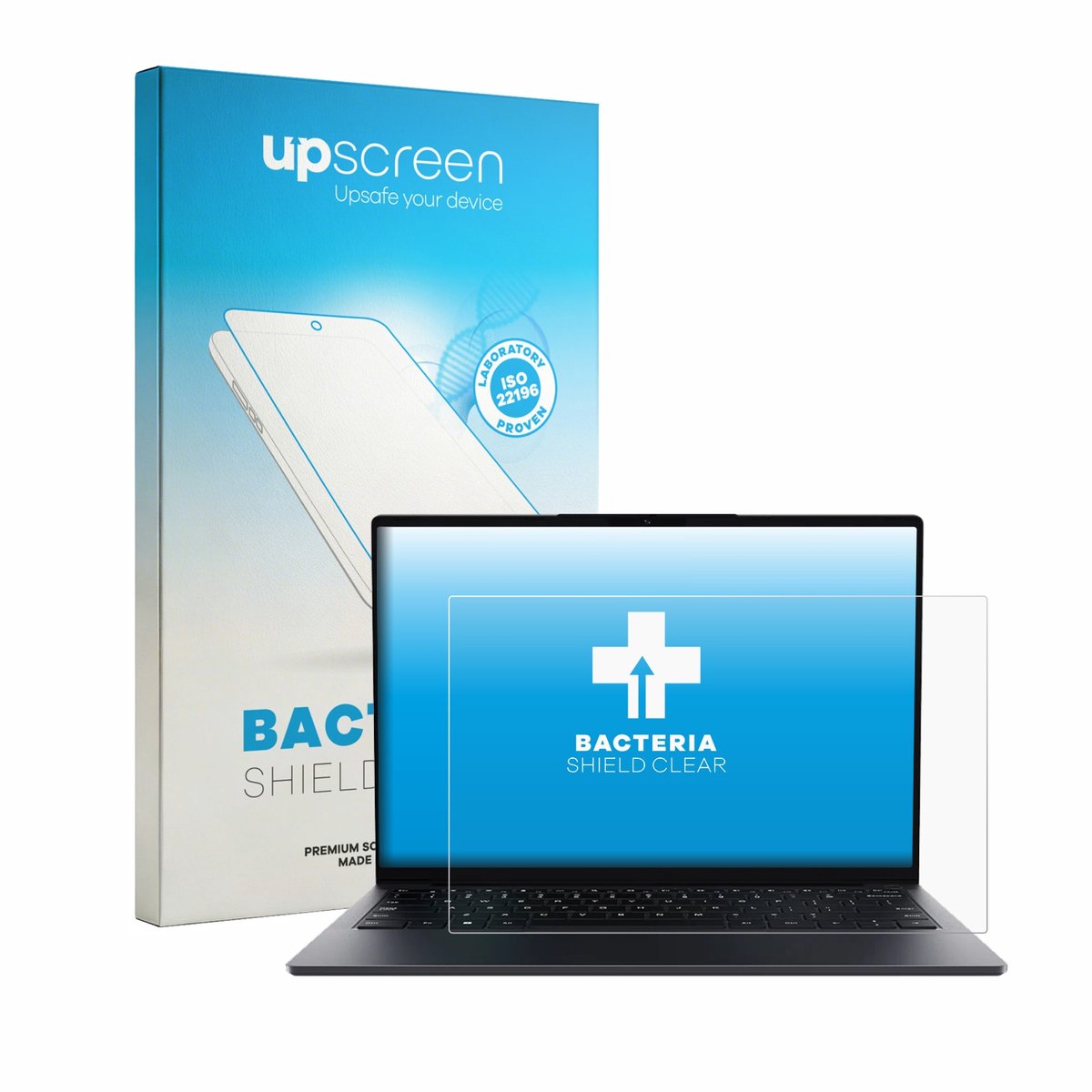upscreen - Screenprotector voor Chuwi UniBook - Folie Beschermfolie transparant antibacterieel