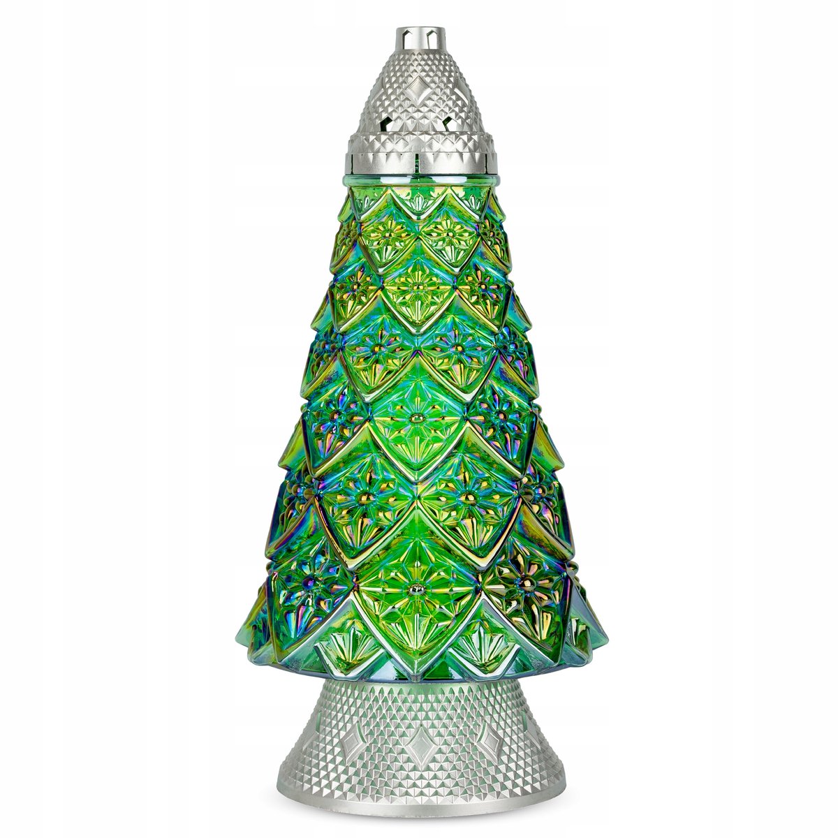 Grote Kerstboom Znicz - 42 cm Groen met verwisselbaar inzetstuk