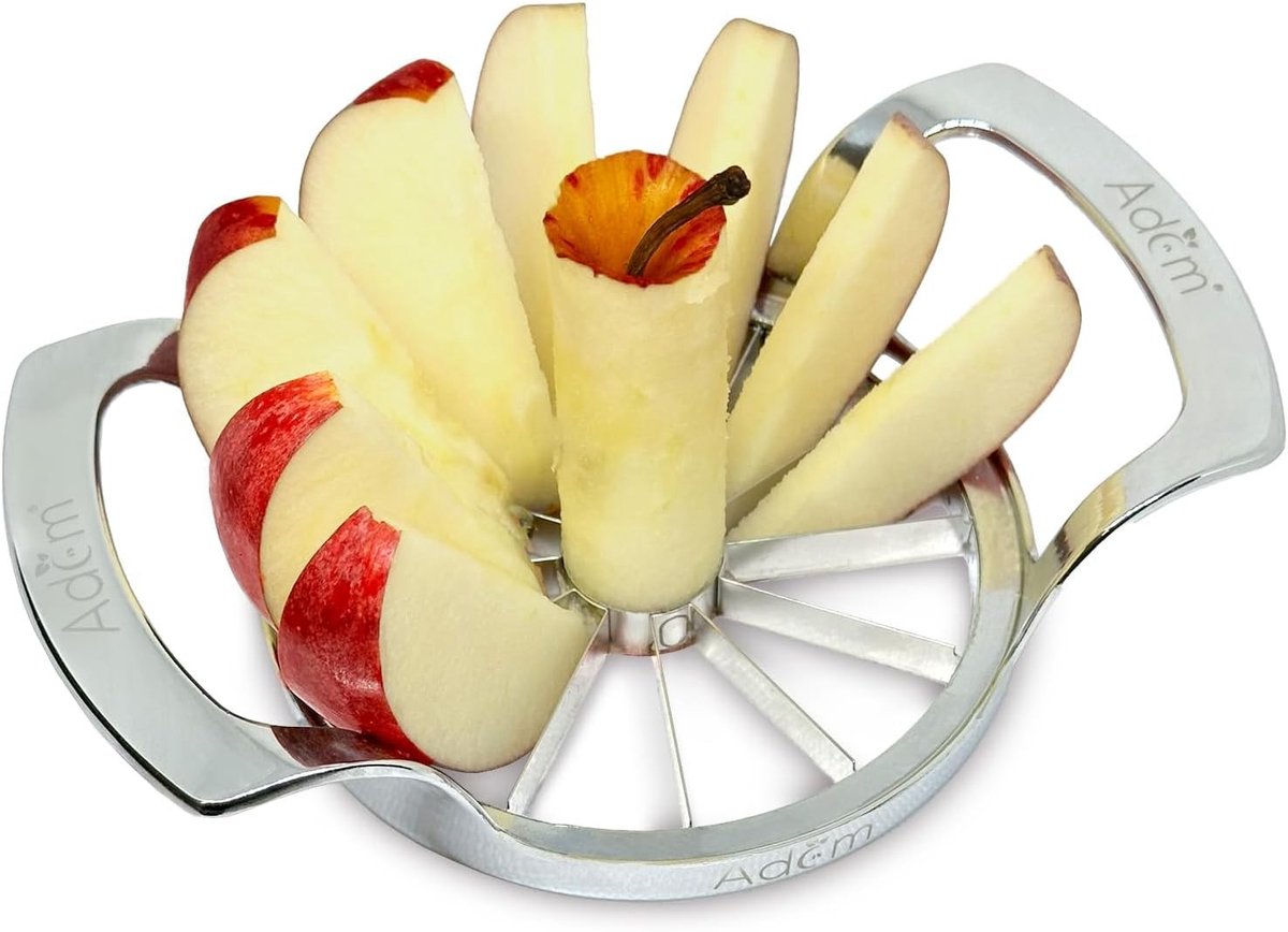Appelschilmachine - Roestvrijstaal - 12 Snijpatronen - Duurzaam Keukengereedschap - Voor Fruitvoorbereiding
