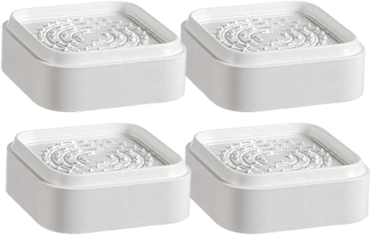 Meubel Verhogers - Verhogingsblokken Bank - Meubels Verhogen - Stapelbaar Anti-Slip - 4 Stuks - Zwart