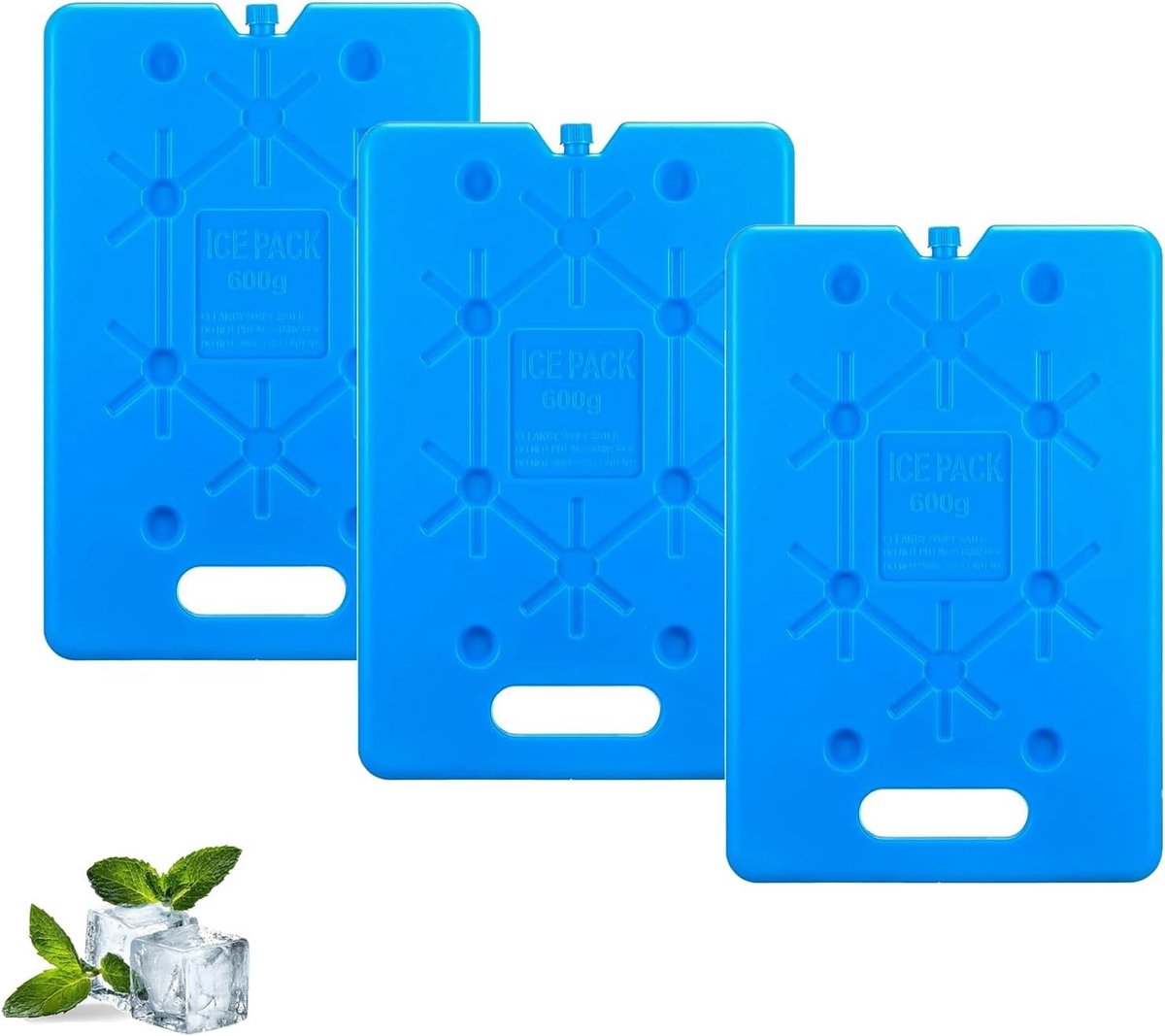 Koelaccu's voor Koeltas - Blauw - 600 ml - Herbruikbaar Ultrathin Koelelement - Voor Outdooractiviteiten