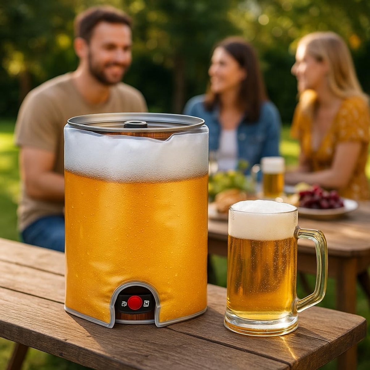 Premium Kühlmanschette voor 5L Vat - Zwart - Voor Langdurige Koeling - Ideaal voor Verjaardagen