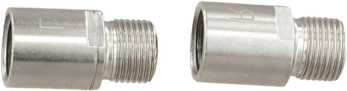 Fietspedaalverlenging - Pedaal verlenger - Comfortabel Fietsen - Verbreedt Houding - 20 mm - Zilver