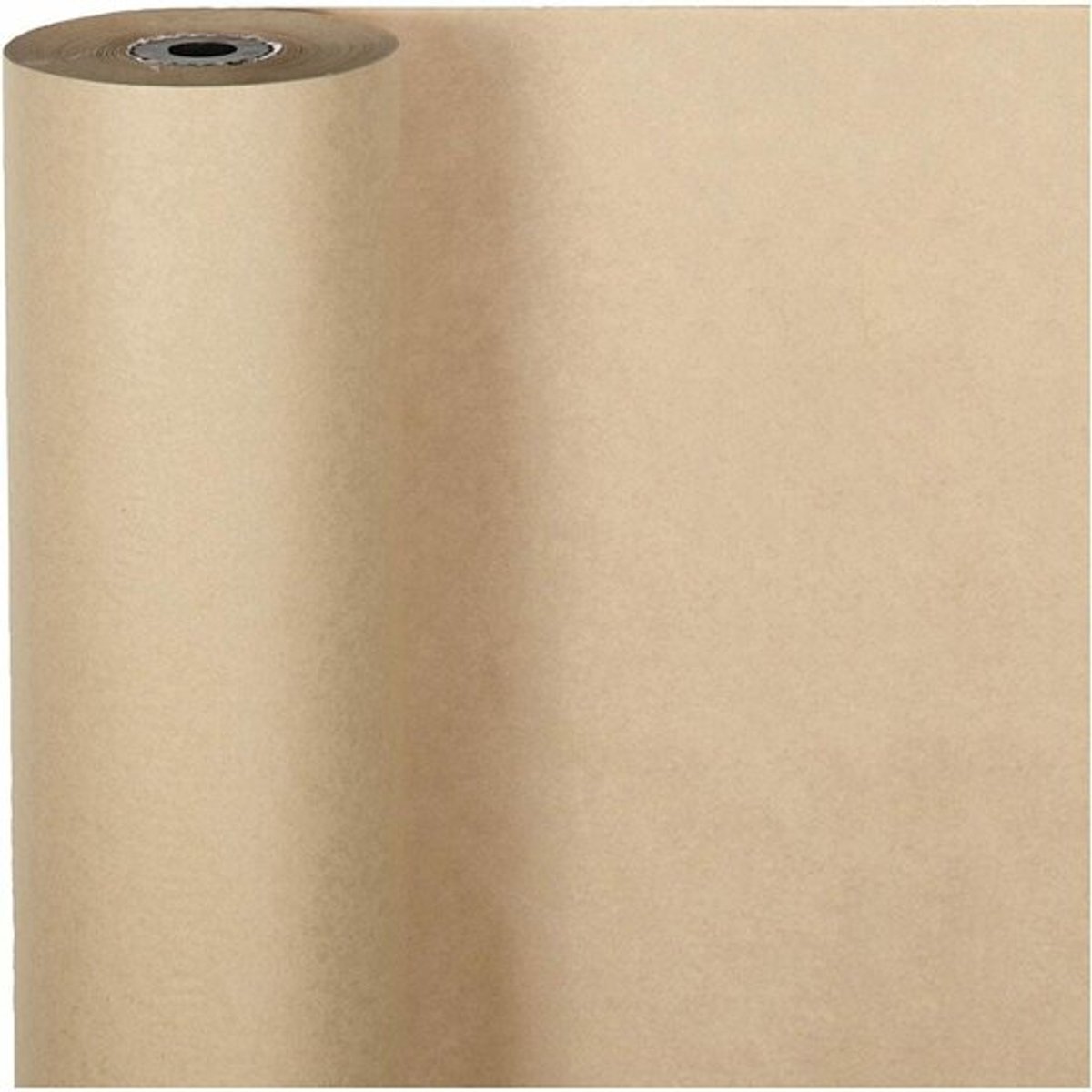 Cadeaupapier Naturel met Plakbanddispenser | Inpakpapier | Geschenkpapier Rol | Gerecycled Inpakpapier | 50 cm x 100 Meter