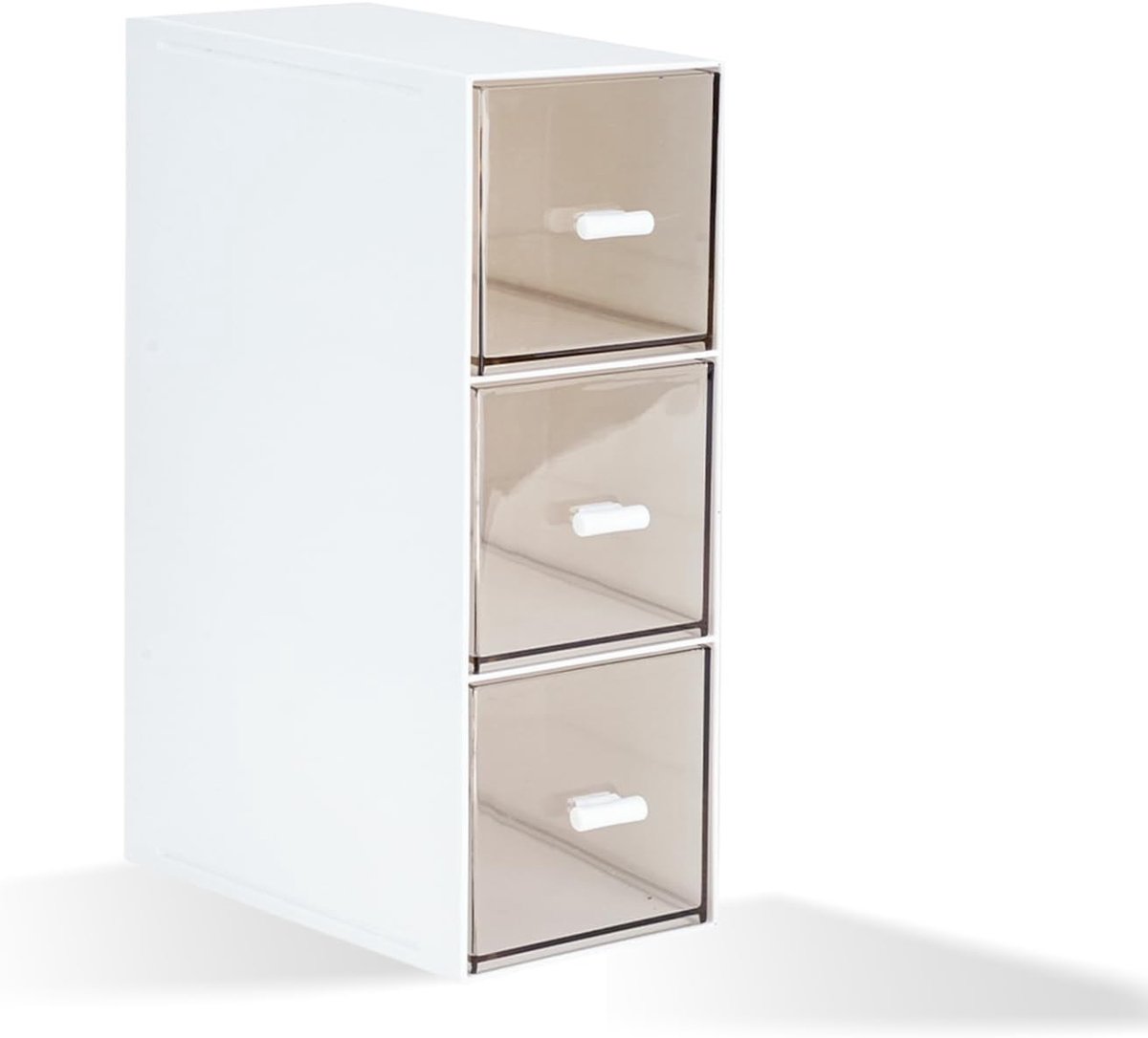 Organizer met Lades, Transparant Deksel, Stapelbare Opbergdoos voor Theezakjes, Koffiepads en Make-up Accessoires