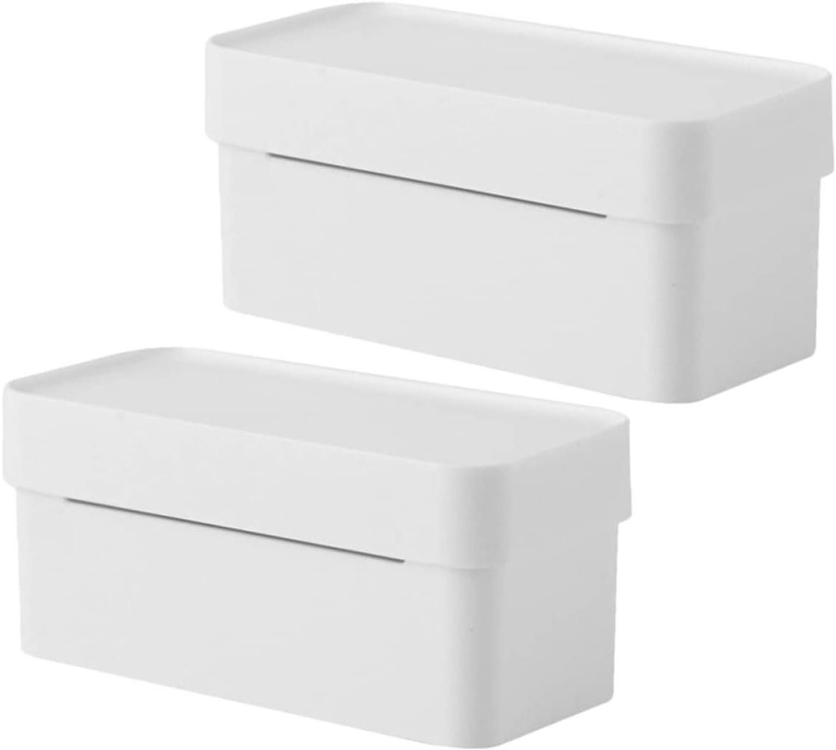 Opbergdoos Plastic Zakken - Vuilniszakhouder Organisator - Afvalzakken Opbergen - Verticale Ruimtebesparing - 14.50x6.50x6.50cm - Zoals Afgebeeld