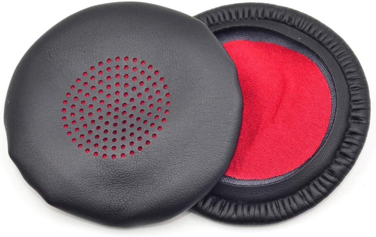 Vervangende Oorkussens - Oorkussen Covers - Hoofdtelefoon Beschermen - Duurzaam Leer Materiaal - 75 cm - Zwart