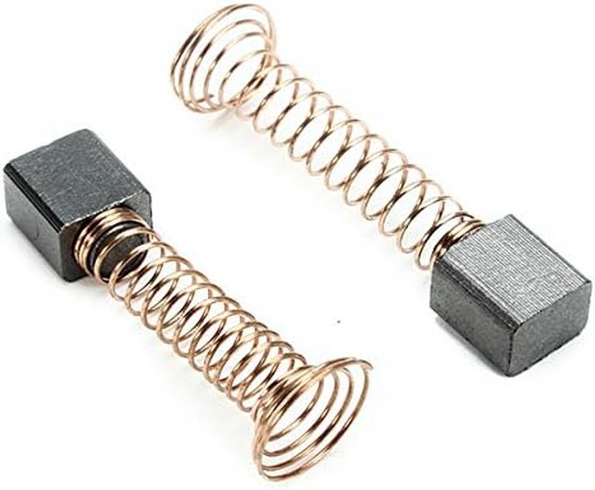 Koolborstels - Reparatiedelen - Gereedschap Onderhoud - Specifiek voor Dremel - 6.3 x 4.8 x 8.4 mm - Zwart