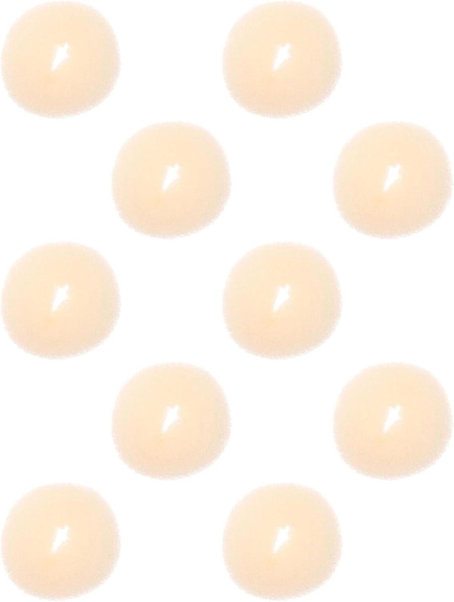Haarknot Vormgever - Donut Haarknopen - Haar Stylen - Herbruikbaar Nylon Gaas - 73 cm - Beige