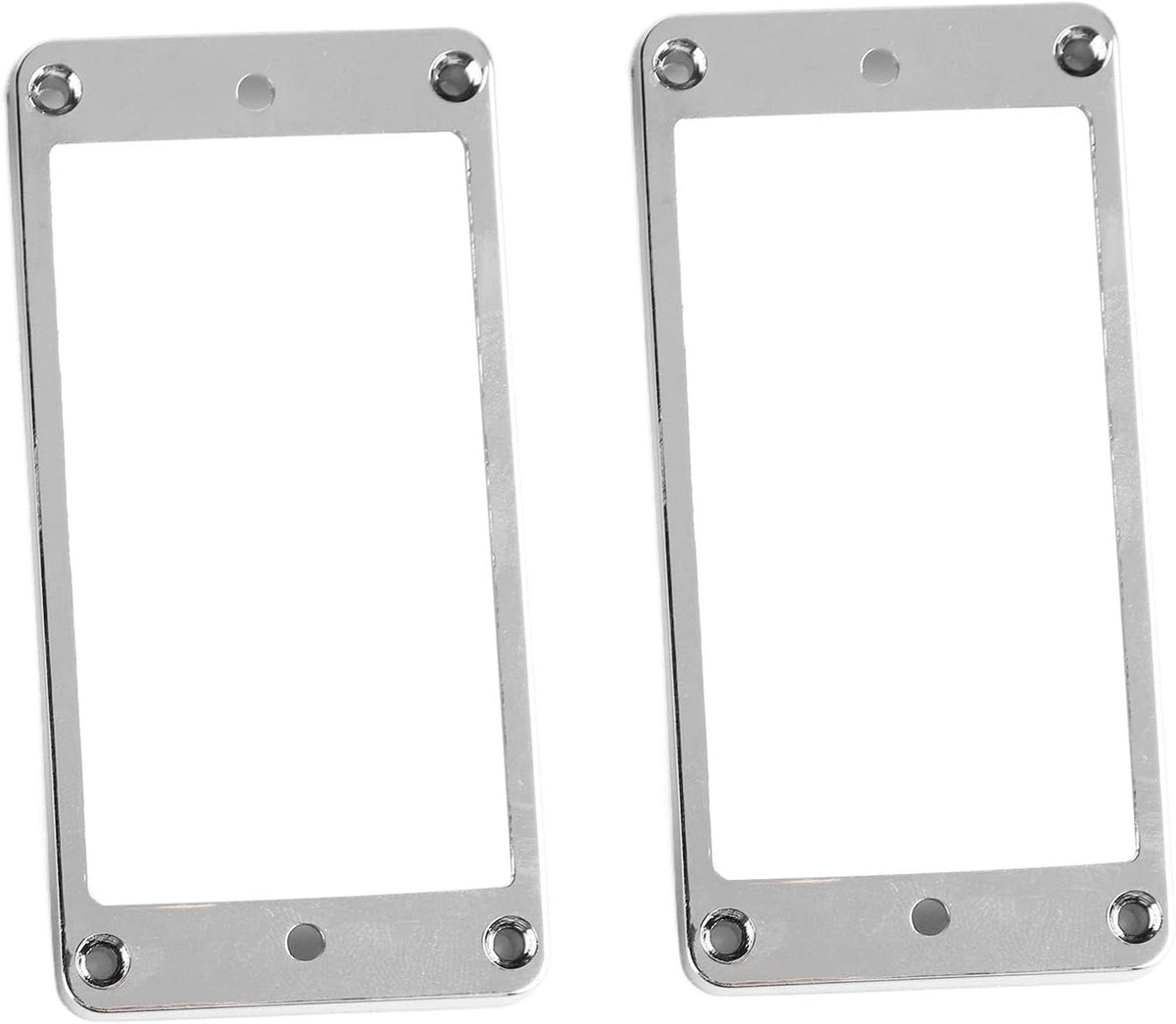 Set van 2 Metalen Pickup Montage Ringen voor Humbucker Pickups - Flat Bottom Cover voor Brug en Hals