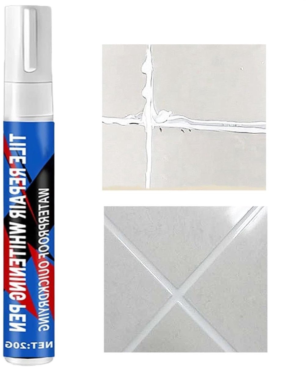 Reparatiestift Voegen - Tegelmarker Kit - Oude voegen opfrissen - Waterdicht en snel - 20g - Wit