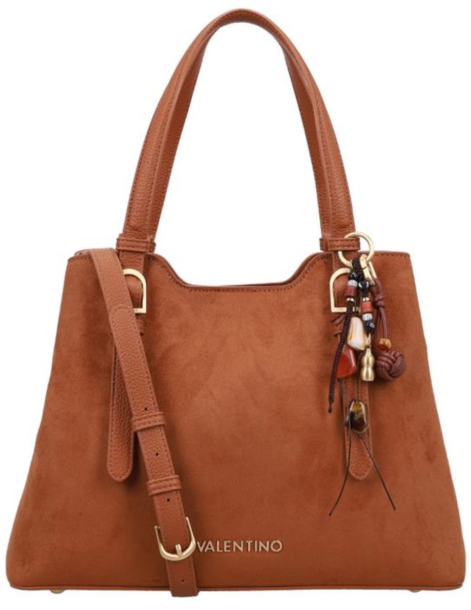 Valentino Bags Winnie Winter Medium Shopper - Dames - Imitatieleer - Cognac
