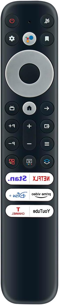 Vervangende Afstandsbediening - Afstandsbediening TV - TV Bediening - Directe Werking - 10 Meter Bereik - Zwart