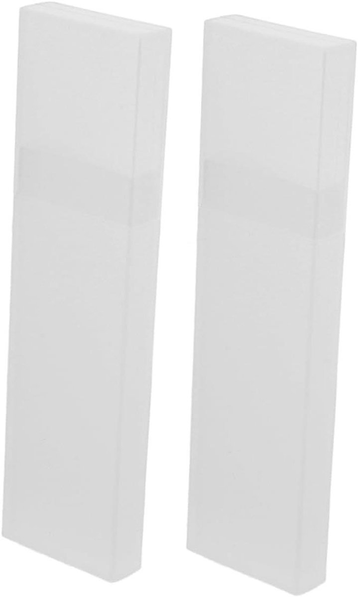 Tongschraper Opbergdoos - Reisetui Schraper - Mondhygiëne Onderweg - Compact Lichtgewicht - 15 x 4 x 1.3 cm - Wit