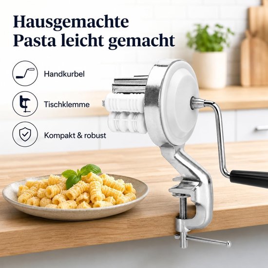 Handmatige Macaroni Maker - RVS Noodles Persmachine voor Thuisgebruik, Ideaal voor Pasta en Keukenaccessoires — afbeelding 5