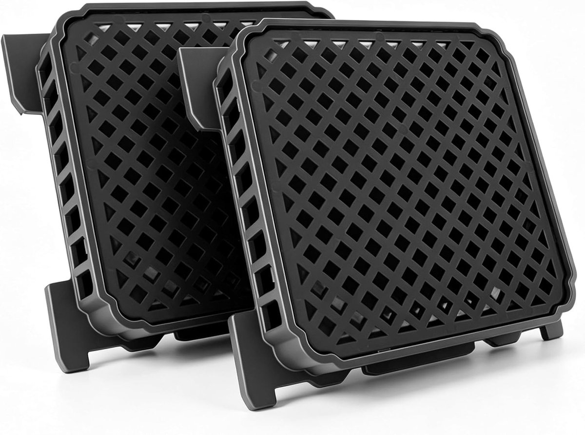 Set van 2 Geactiveerde Koolstoffilters voor Koelkast, Versluchtfilter voor Frisse Geur, Vervangingsfilter voor Koelapparatuur, Ideaal voor Optimale Luchtkwaliteit