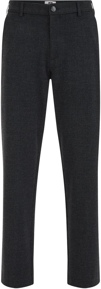 WE Fashion Heren regular fit broek met print
