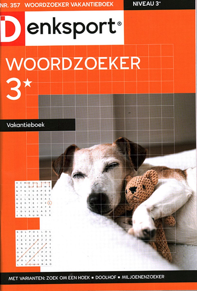 Denksport Woordzoeker Vakantieboek - 357 2026