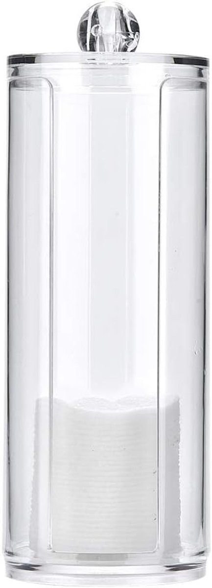 Organizer voor Wattenpads - Acryl Opbergdoos voor Wattenpads, Handige Houder en Opbergoplossing