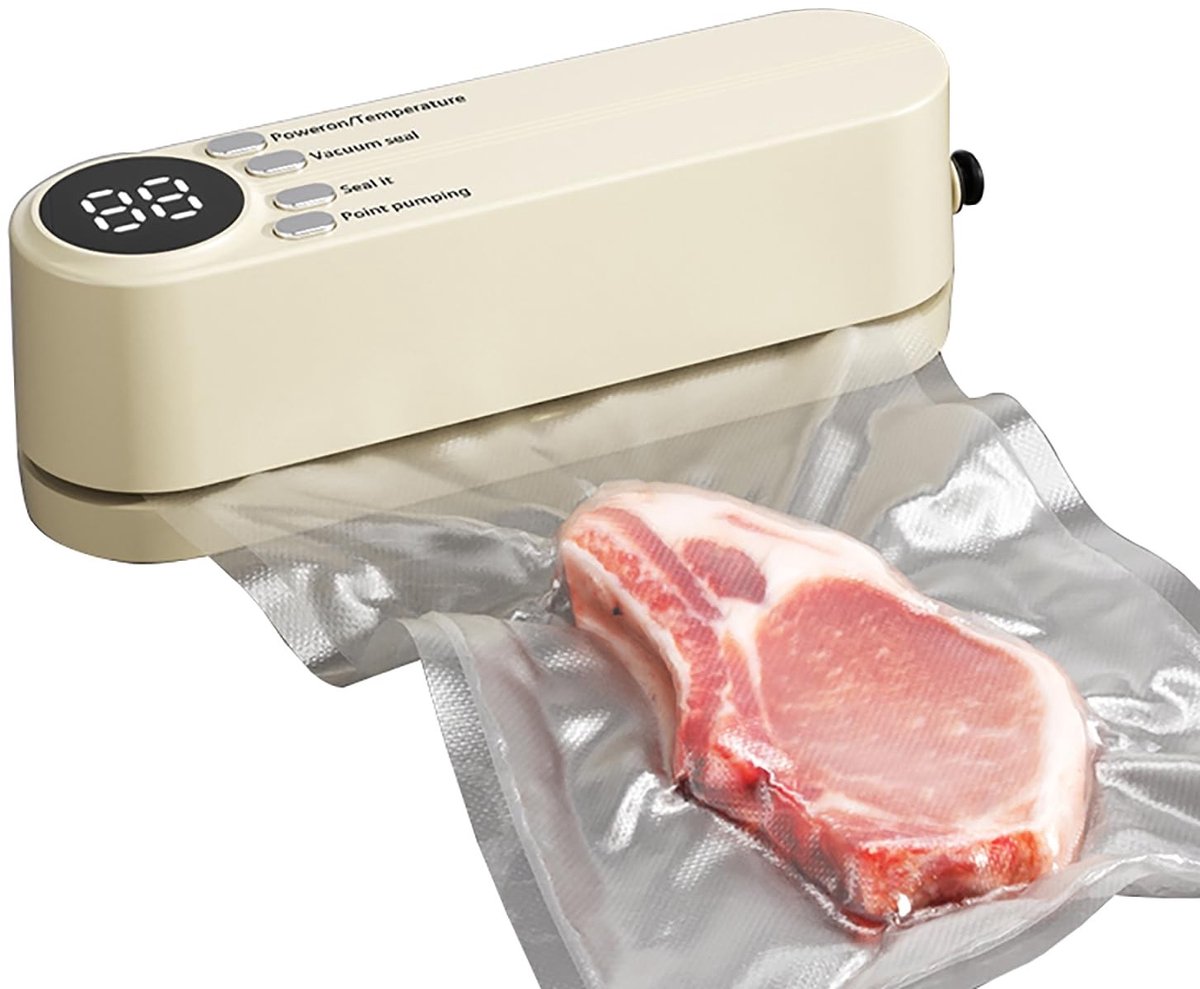 Omgoods - Draagbare Mini Vacuum Sealer met Accessoires
