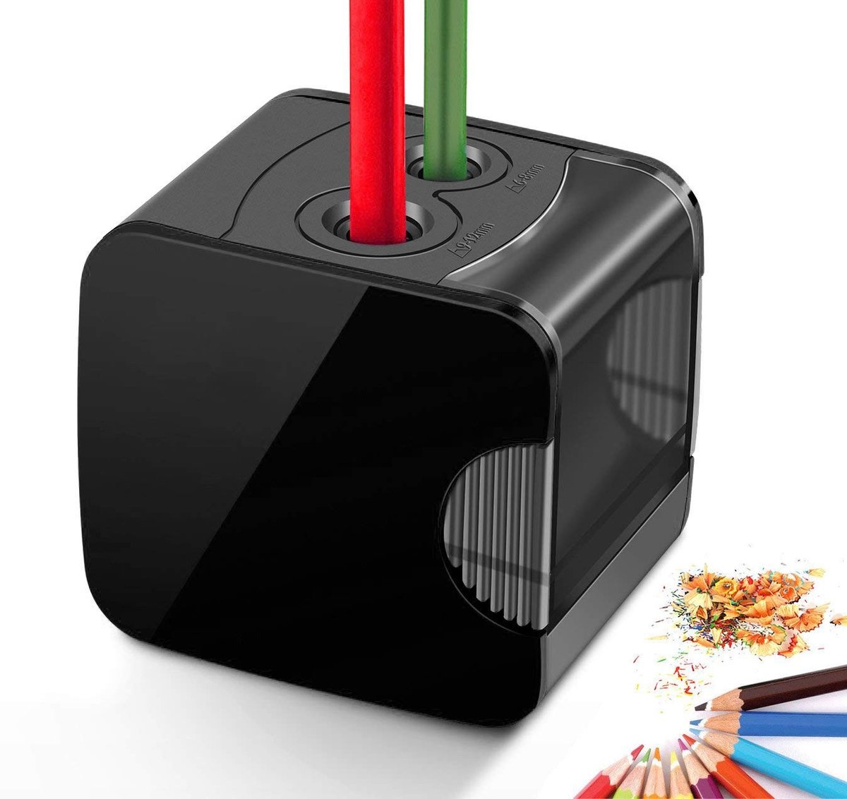 Omgoods - Elektrische Potloodslijper met USB en Batterijfunctie voor Diverse Pencils