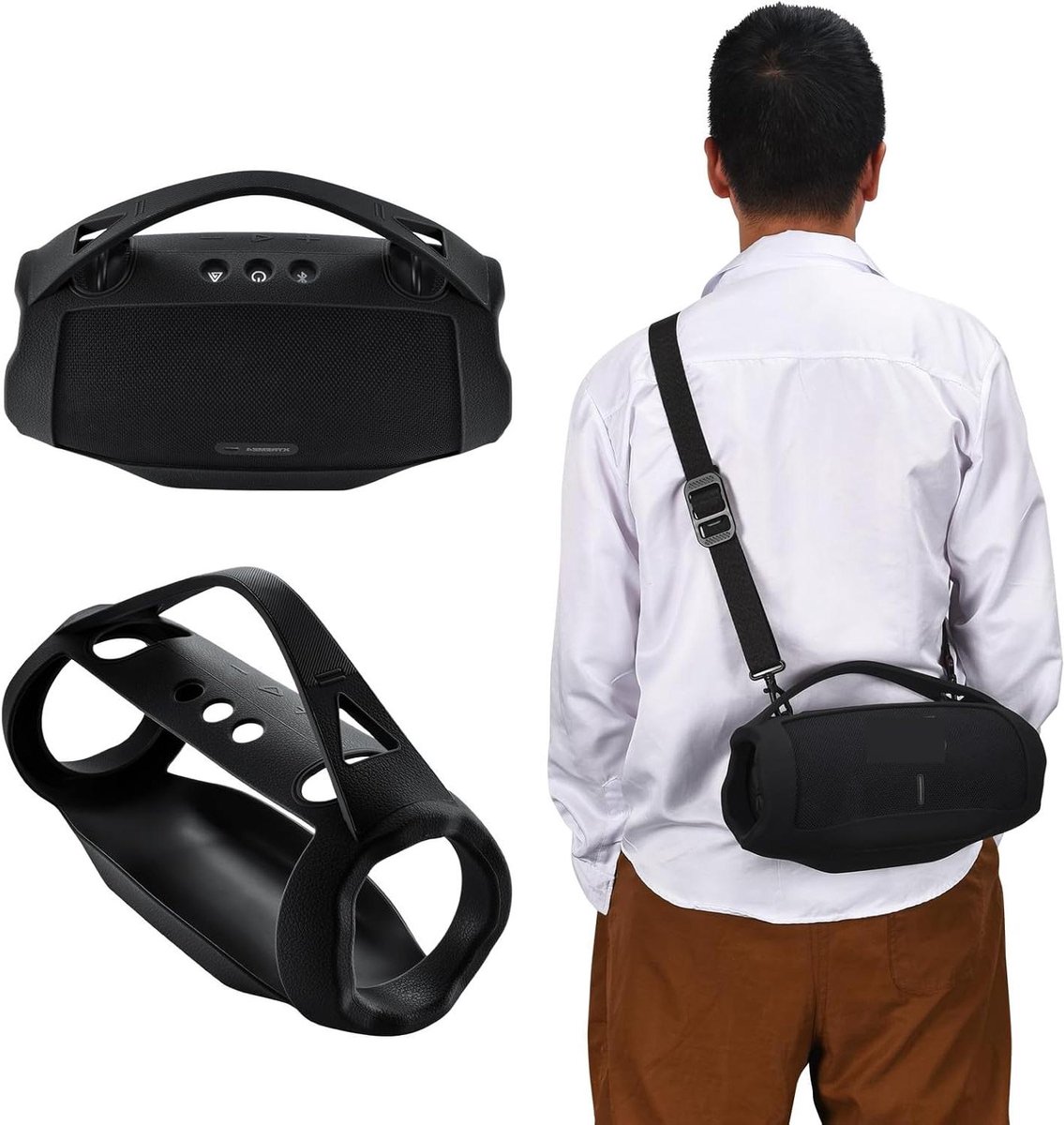 Siliconen Beschermhoes - Speaker Cover - Draagbare Bescherming - Op Maat Gemaakt