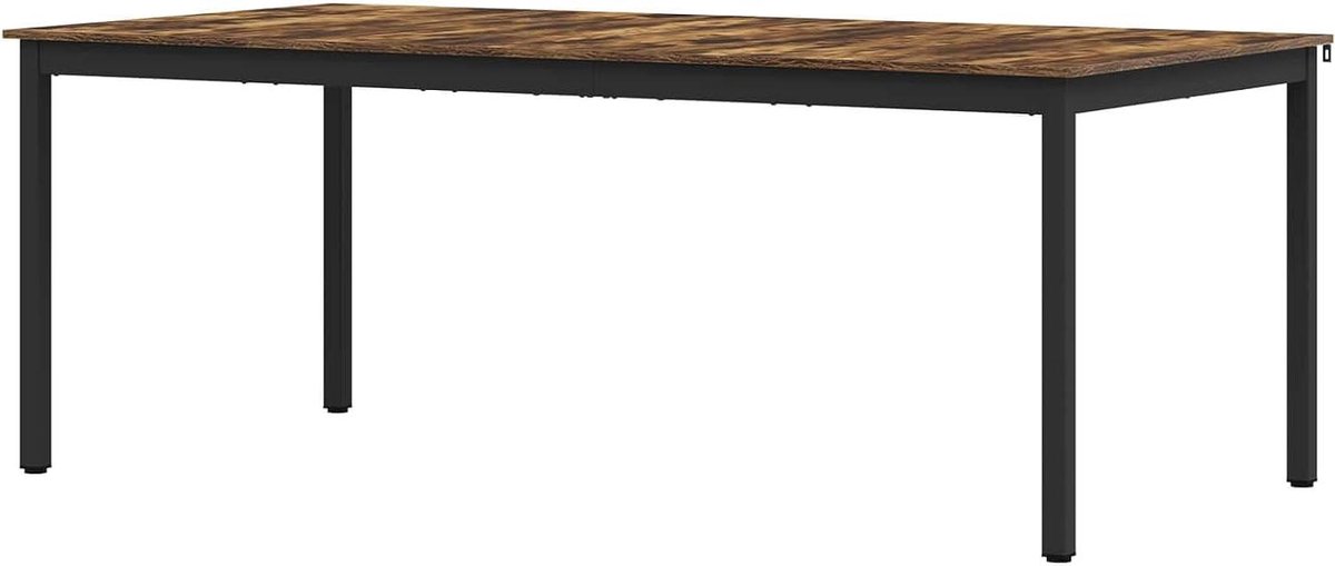 Eettafel Houtmateriaal - Keukentafel Eetkamertafel - Gezellige Maaltijden - Duurzaam Houtoppervlak - 200 x 100 x 75 cm - Niet gespecificeerd