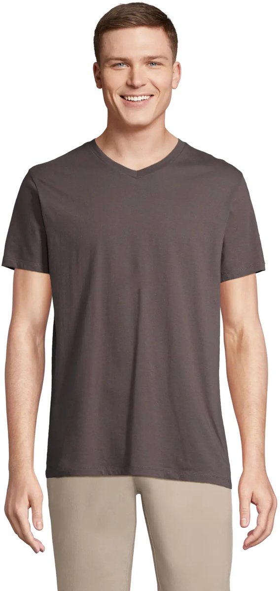 SOL'S V-Neck T-Shirt Regent L04765 - Dark Grey (Solid) - 3XL