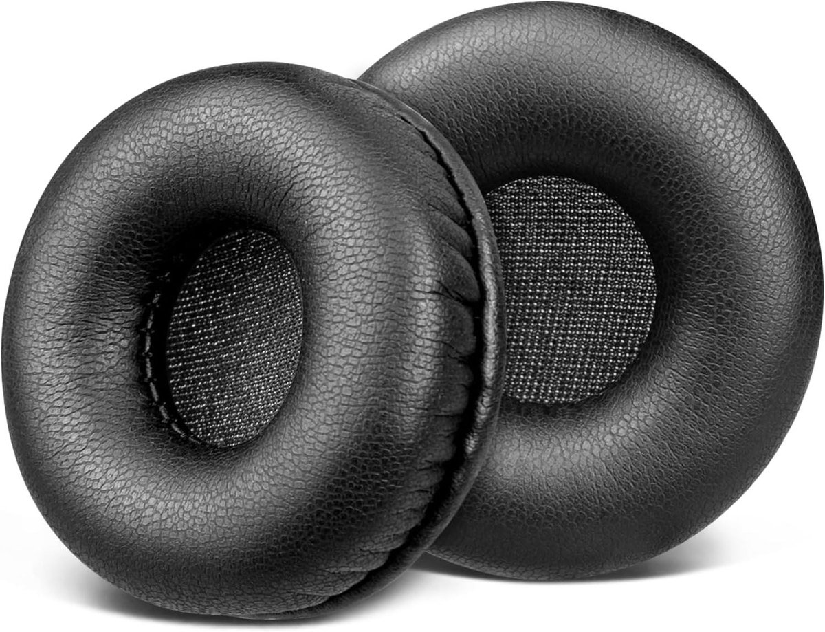 Oorkussens Vervanging - Earpads Cushions - Koptelefoon Geluid Verbeteren - Extra Dik Schuim - 50mm - Zwart