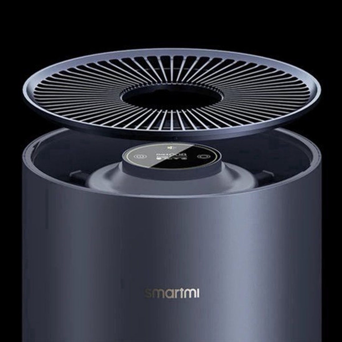 Smartmi - Luchtreiniger - 380m³/u PCADR - Ingebouwde UV-lamp - OLED-touchscreen - Laserdeeltjessensor - Slimme bediening - Zwart