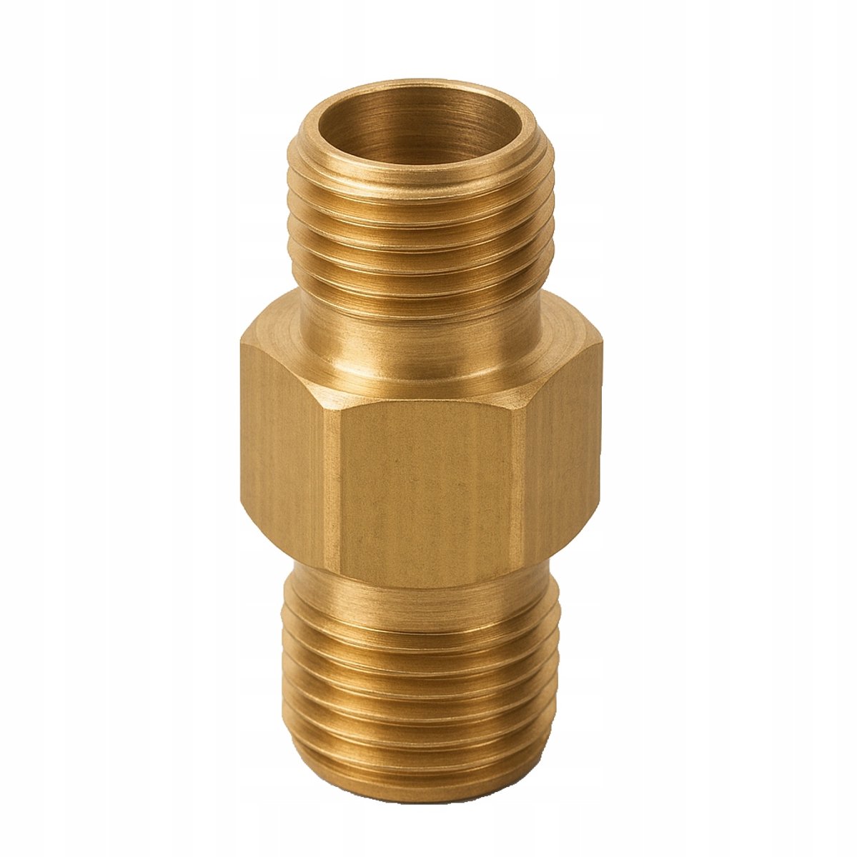 Rosfix Adapter Messing Aansluiting - Reductie 1/4"" GZ op 1/4"" GZ - Hoge Druk