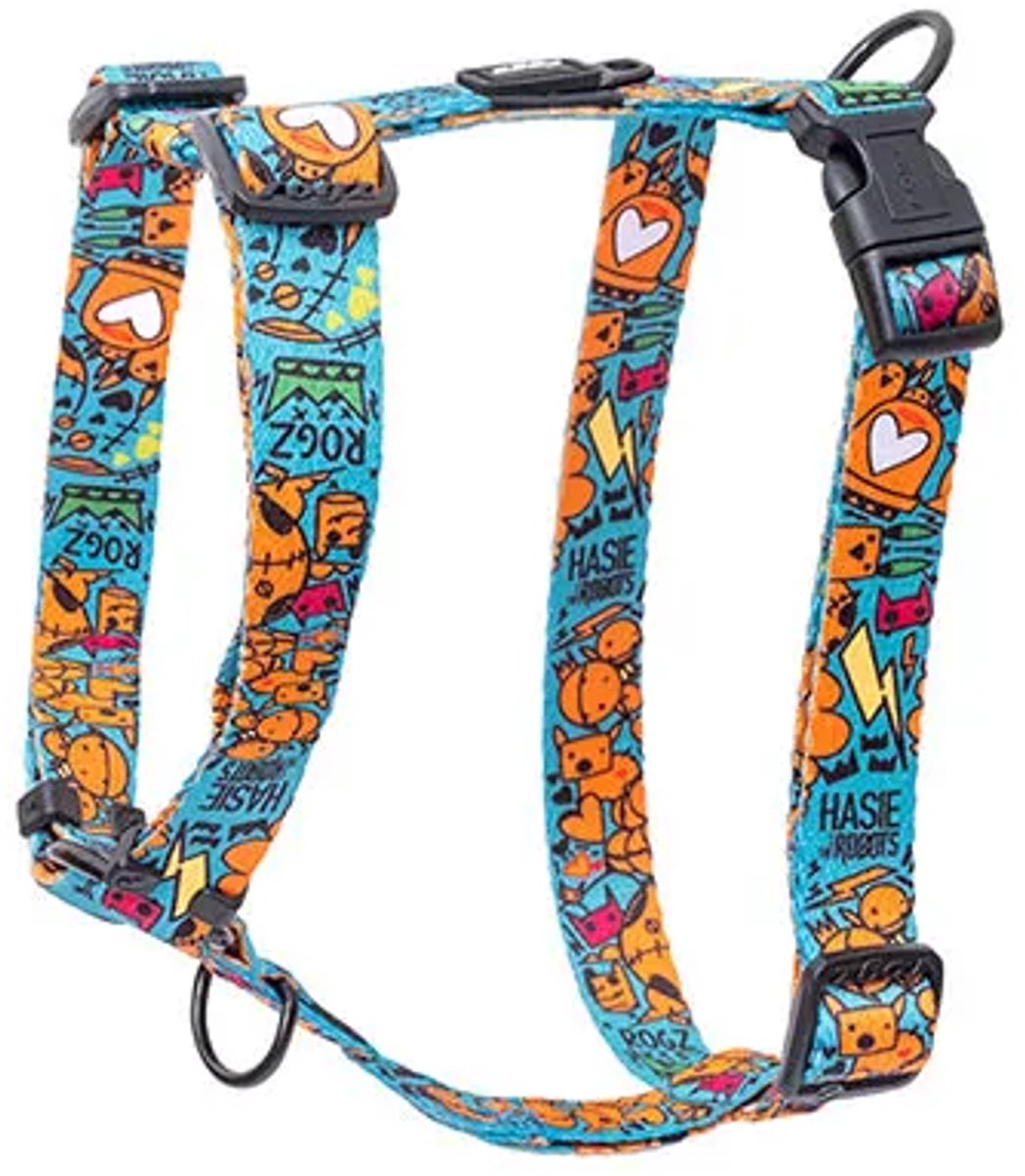 Rogz Fusion Hondenharnas Blauw M