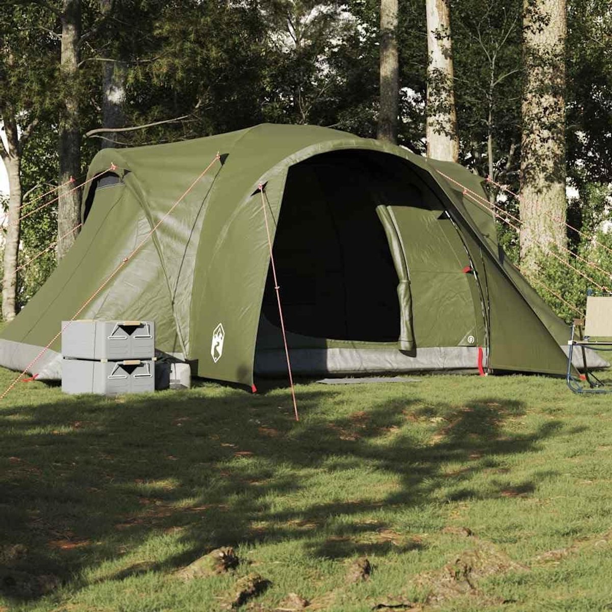 Familietent 6 personen - Kampeertent Outdoor Tent - Kamperen Avonturen - Rondom Waterdicht - 375 x 225 x 176 cm