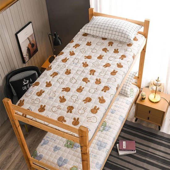 Oprolbare Tatami Matras - Japanse Vloermatras Futon - Flexibel Slapen Kamperen - Gelijkmatige Vulling Verdeling - 120x200 cm - Stijl — afbeelding 3