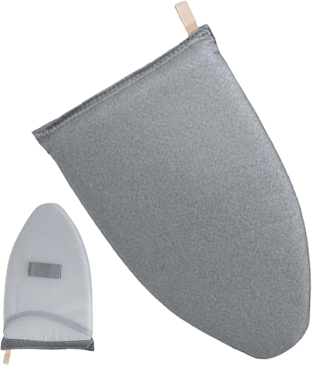 Strijkhandschoen - Stoomhandschoen Strijkplank - Kreukvrije Kleding Maken - Dubbele Isolatie Bescherming - 24 x 15 x 3 cm - Grijs