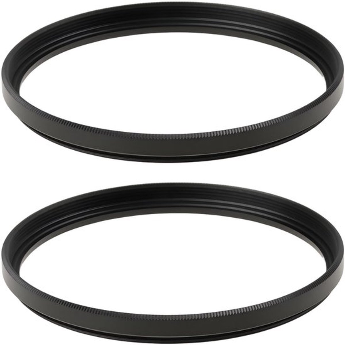 Spacer Ring 67mm - 2 Stuks - Vaste Afstandsring - Voor Filters/Verlenglenzen/Lenskappen - Slijtvast Metaal - Dikte 6.5mm - Lensadapter