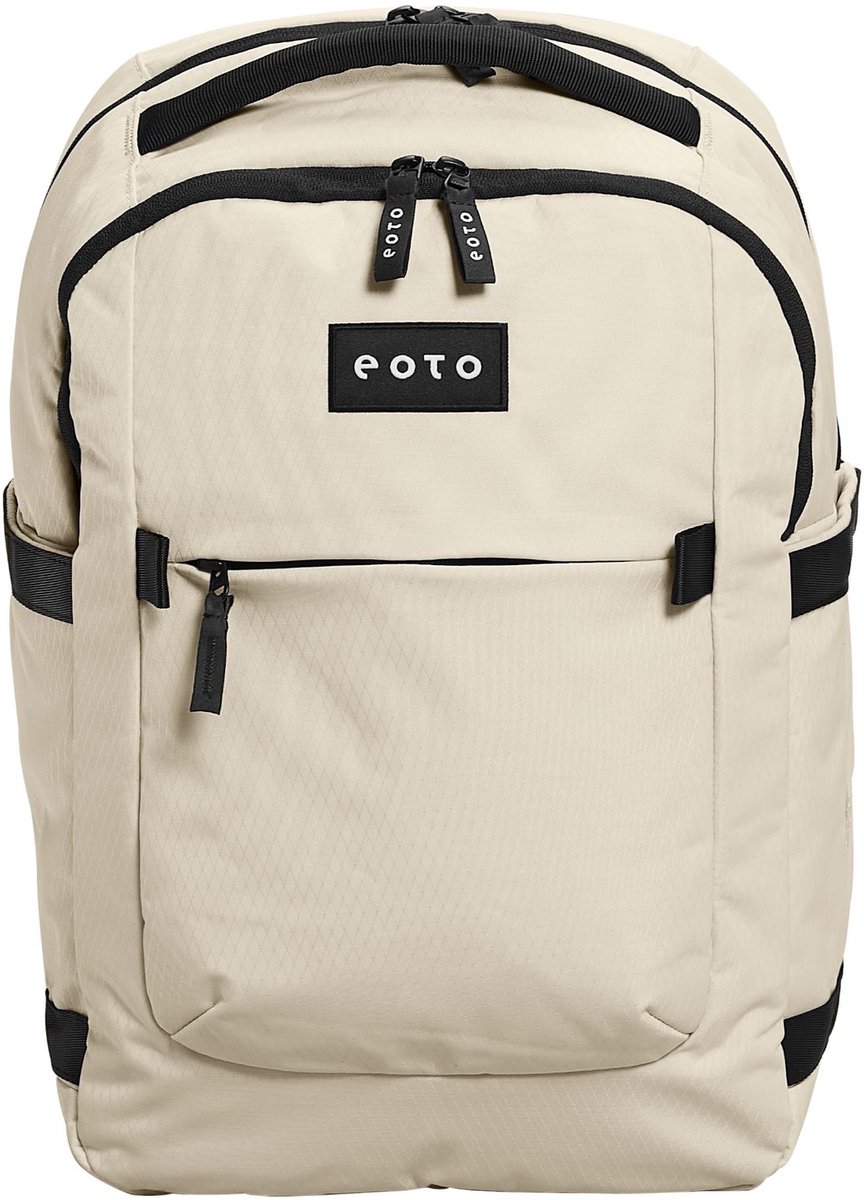 eoto schoolrugzak rugzak met laptopvak Midi20 Backpack 20L Cream Beige