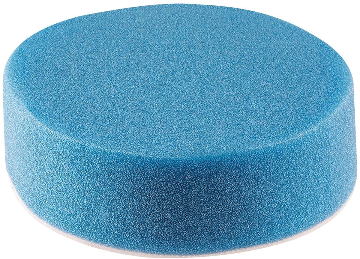Polierspons 80 mm, middelgroot, blauw