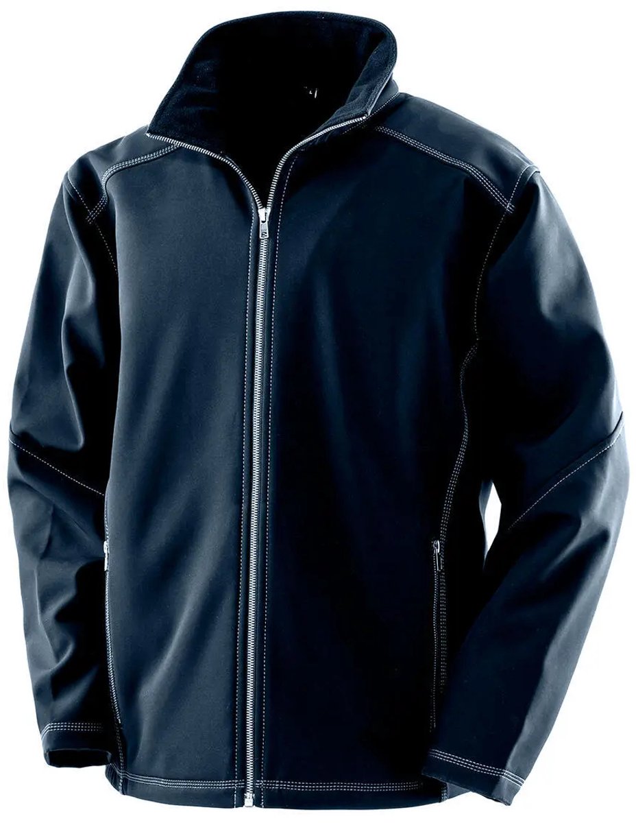 Result Men´s Treble Stitch Softshell Jacket RT455M - Navy - 3XL