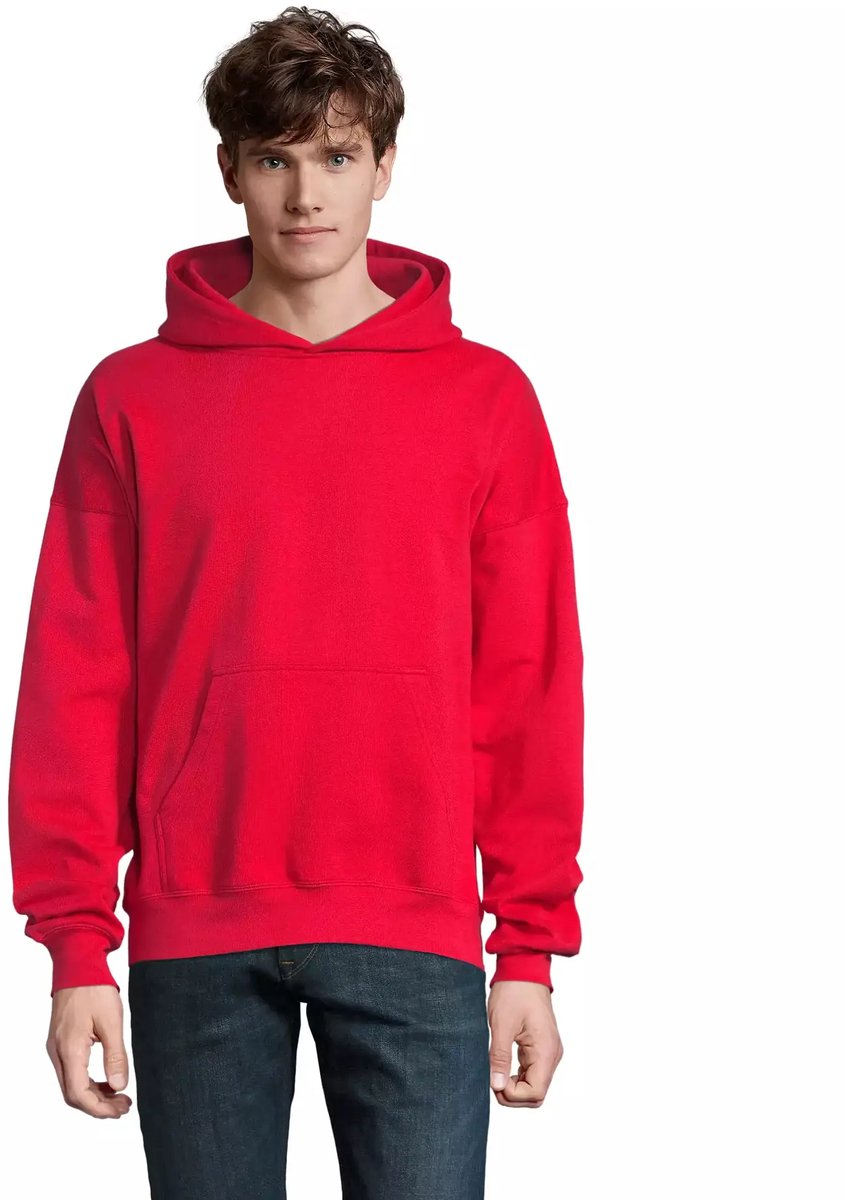 SOL'S Unisex Connor Oversized Hoodie L03813 - Bright Red - XL