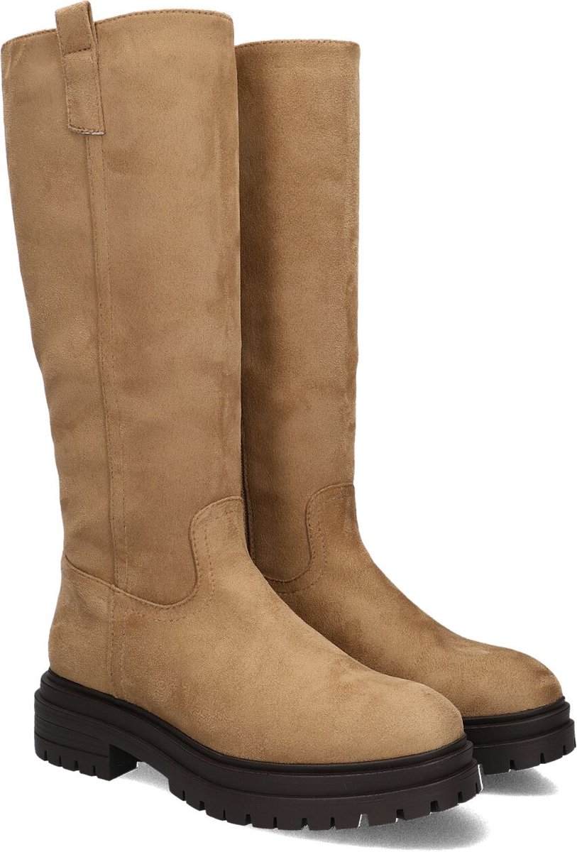 Wysh Romy Laarzen - Suède - Meisjes - Camel - Maat 38