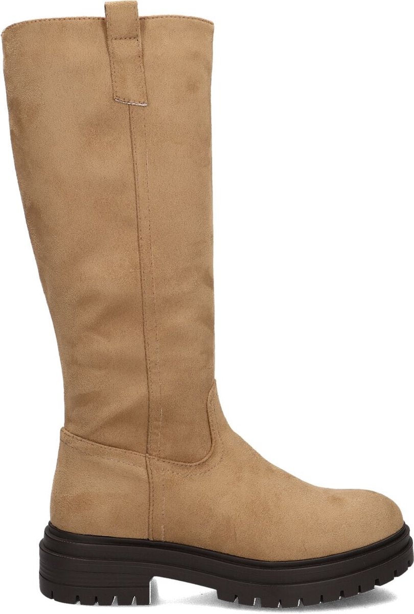Wysh Romy Laarzen - Suède - Meisjes - Camel - Maat 33