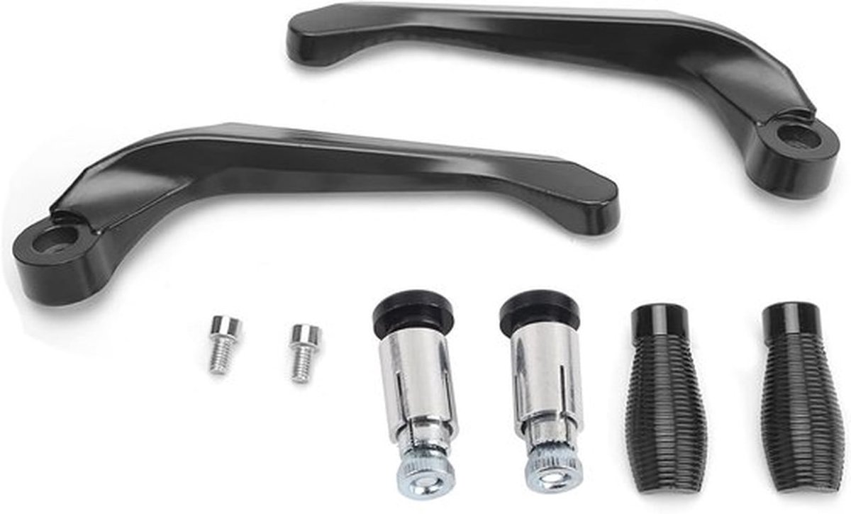 Motorfiets Handguard Beschermers van Aluminium Legering, Universele 0.9 Inch Rem- en Koppeling Levers, Bescherming voor Motorrijders en Veiligheid tijdens het Rijden