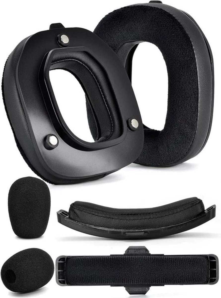 Mod Kit voor A50 Gen 4 - Vervangende Oorkussens en Hoofdband, Geluidsisolatie, Comfort en Dikte (Zwart)