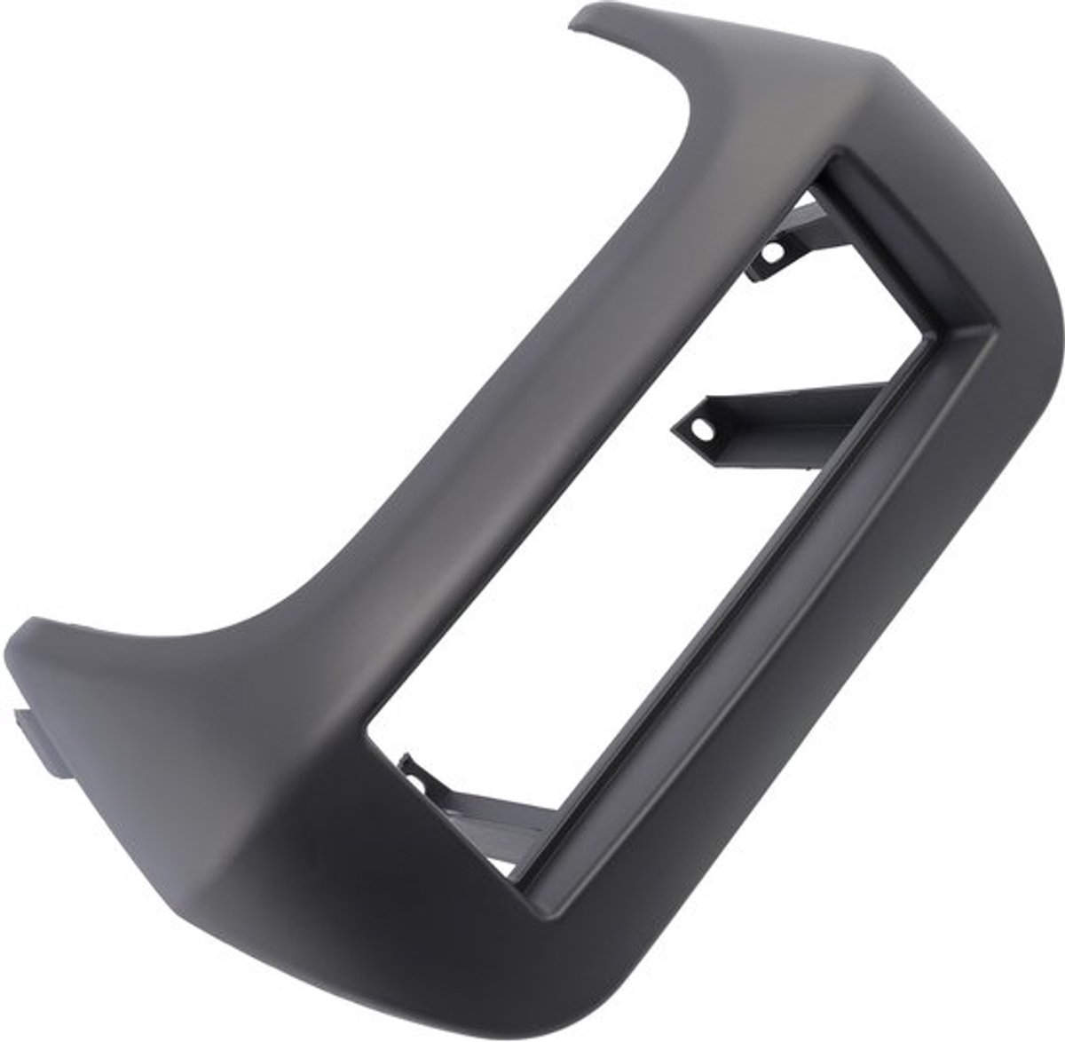 C24549 Frame/faceplate/1 DIN adapter voor autoradio plastic compatibel met Citroën Nemo Nemo Kombi, Fiat Fiorino FiorinoQubo, Peugeot Bipper Bipper Tepee
