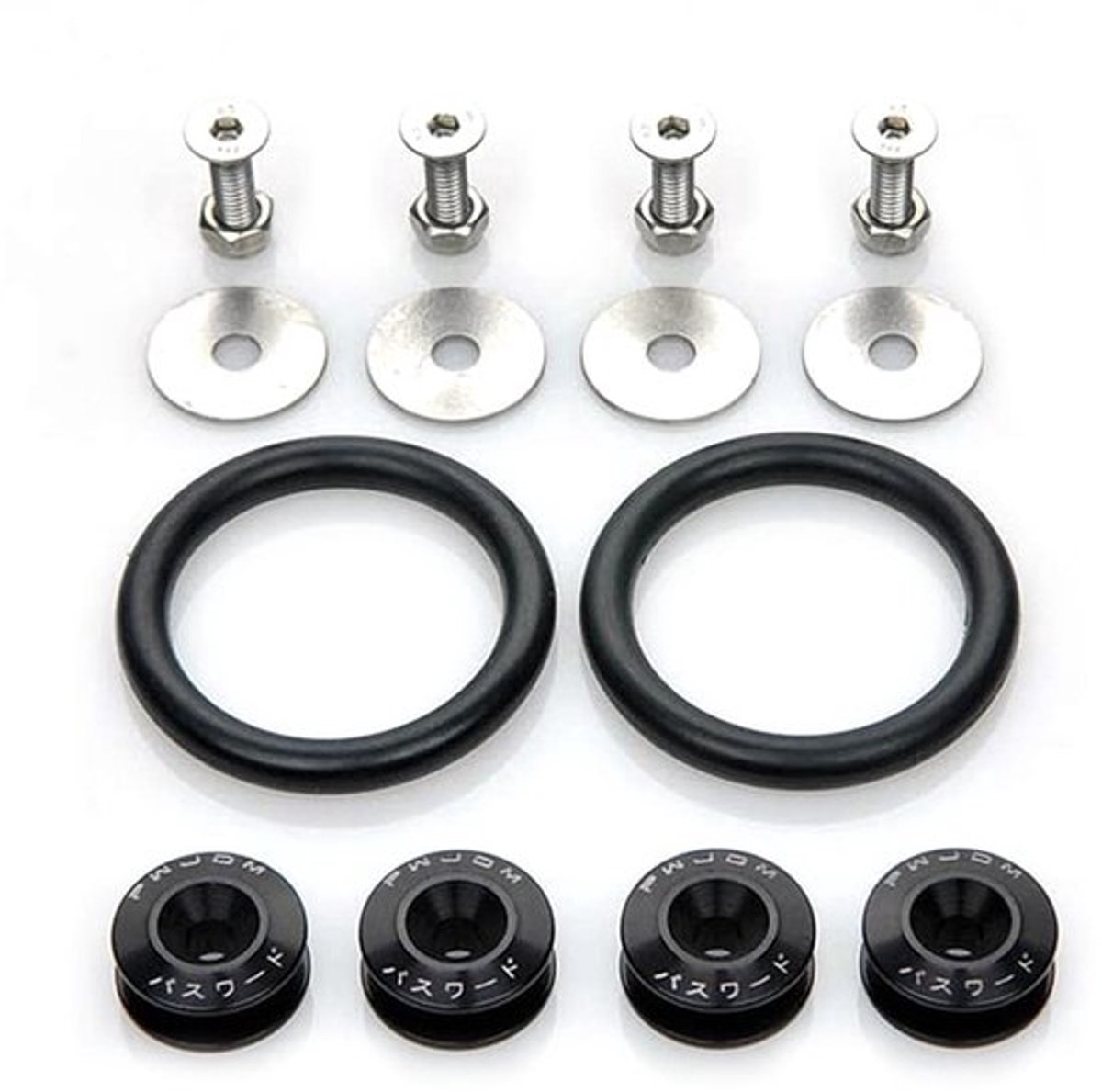 Bevestigingsmiddelen 8 Pack - Aluminium Bouten - Schroeven - Motor Decoratie - Duurzaam - Hoogwaardige Afwerking