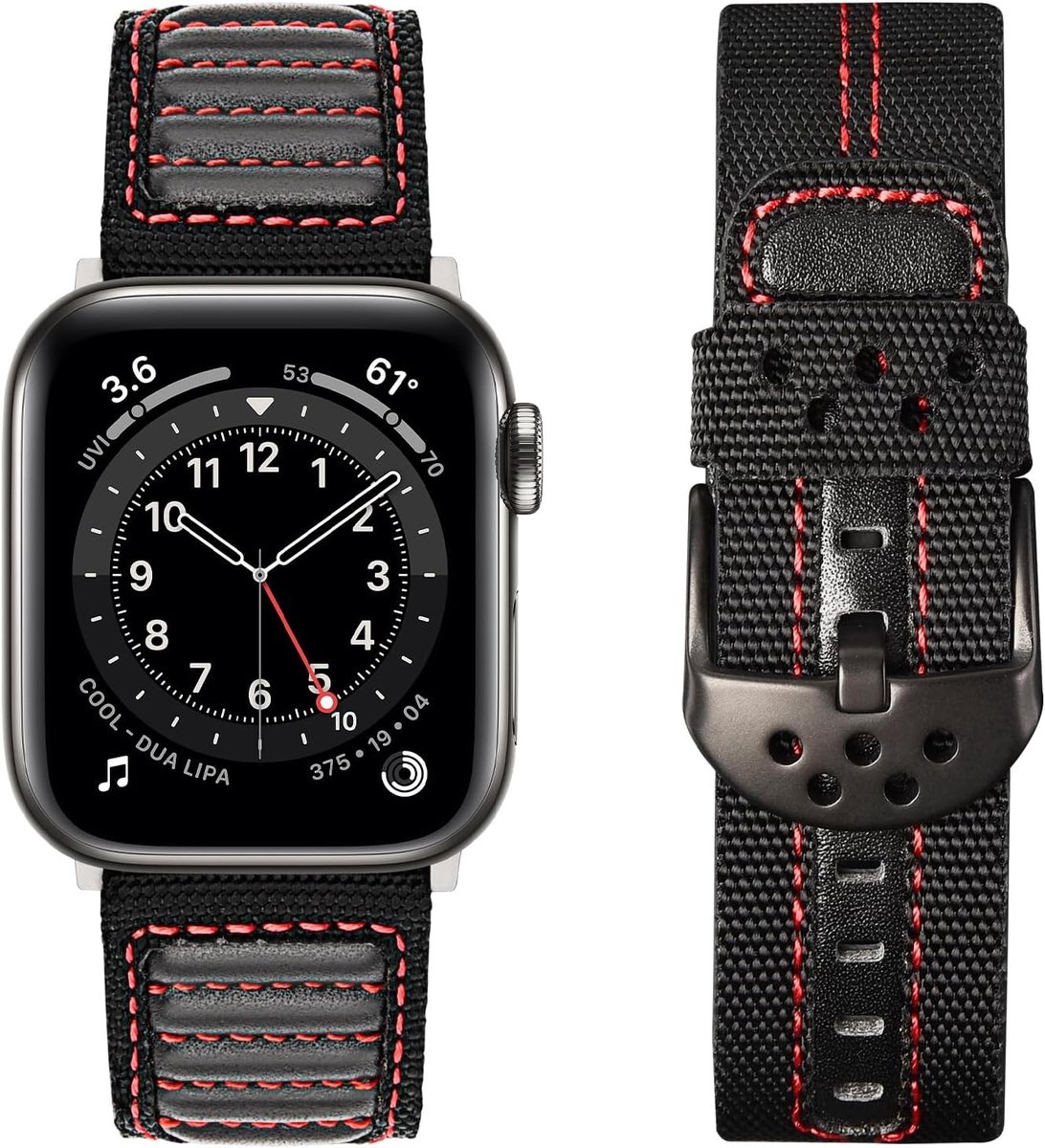 Stijlvolle en comfortabele Apple Watch band voor 41 mm, 40 mm, 38 mm - Geschikt voor Series 9, 8, 7, 6, SE, 5, 4, 3, 2, 1